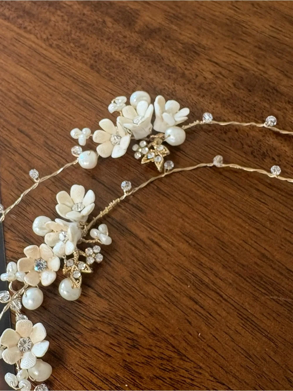 Twigs & Honey Extra Long Porcelain Blossom Hair Vine